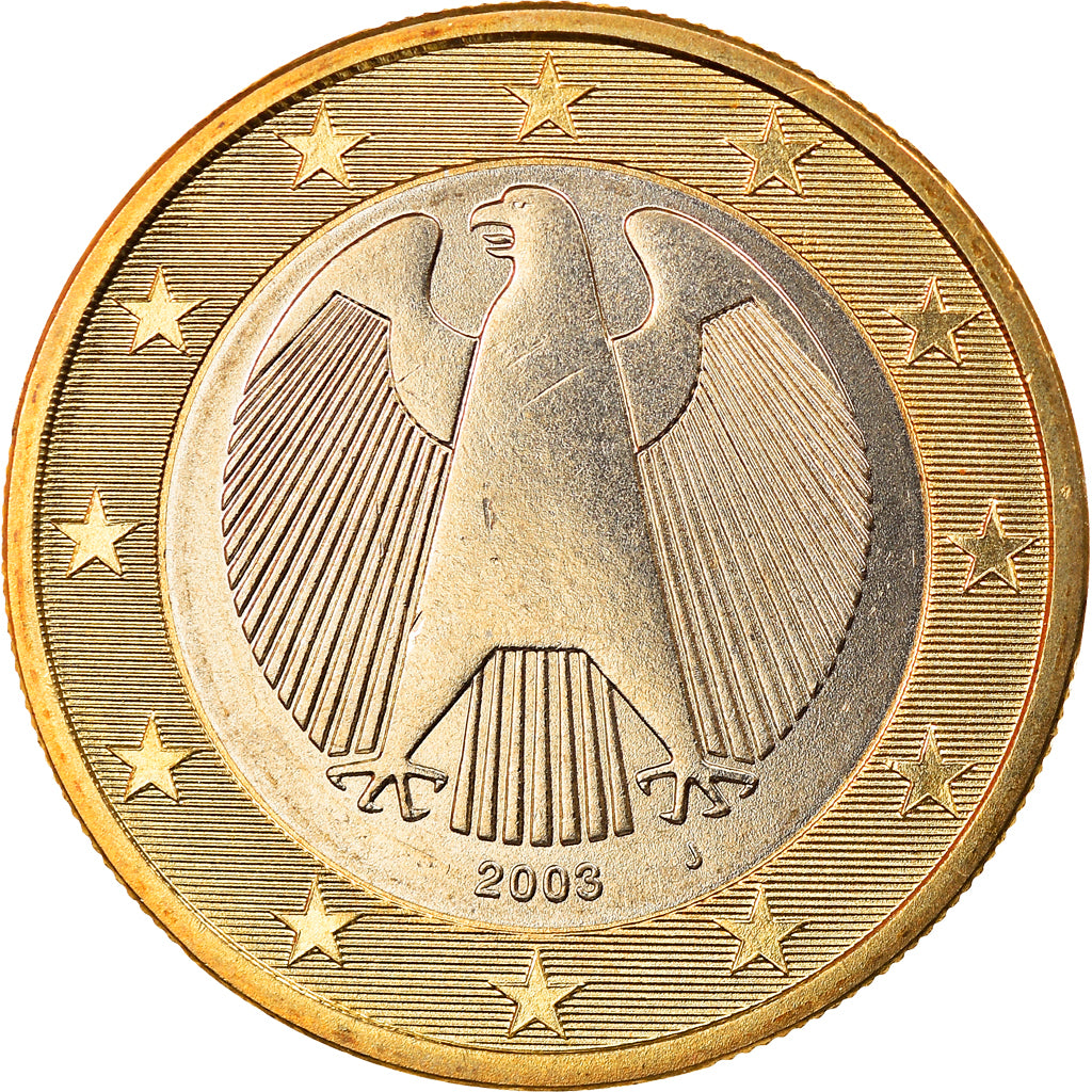 Bundesrepublik Deutschland, Euro, 2003, Hambourg, STGL, Bi-Metallic, KM:213