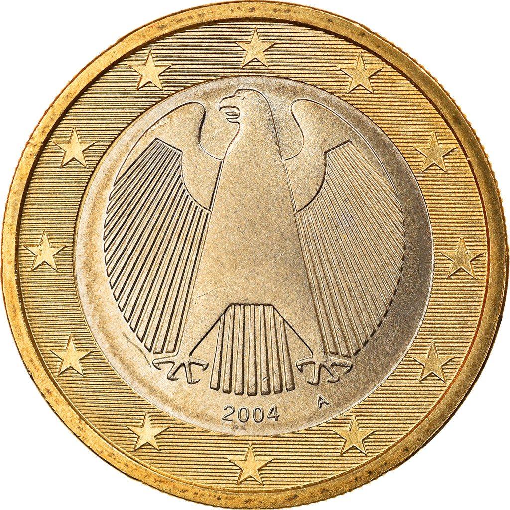 GERMANY - FEDERAL REPUBLIC, Euro, 2004, Berlin, MS(65-70), Bi-Metallic, KM:213