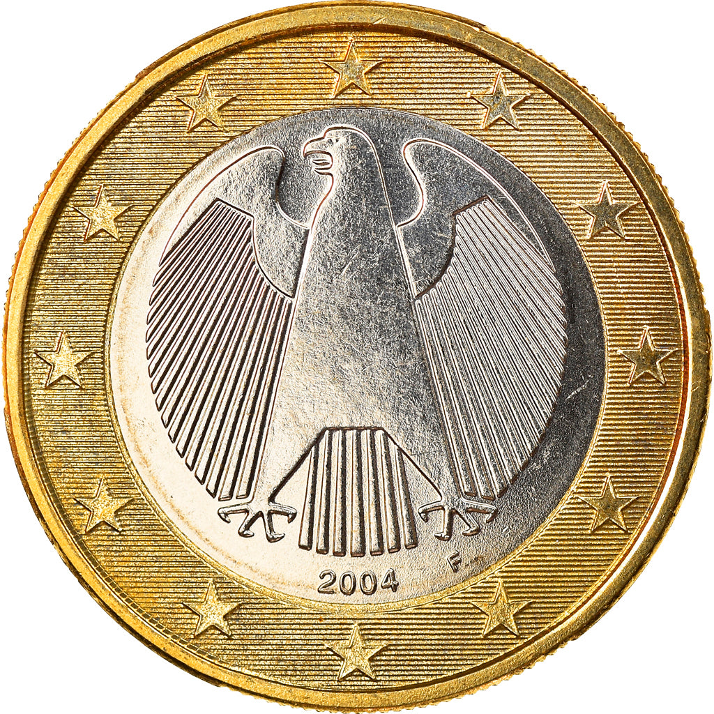 ALEMANHA - REPÚBLICA FEDERAL, Euro, 2004, Stuttgart, MS(65-70), Bimetálico