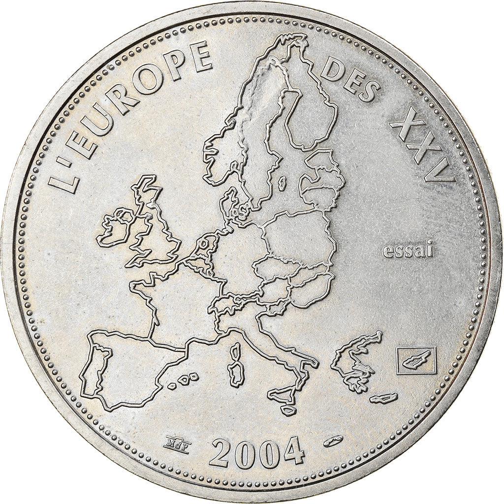 França, Medal, L'Europe des XXV, Essai, Politics, 2004, MDP, MS(63)