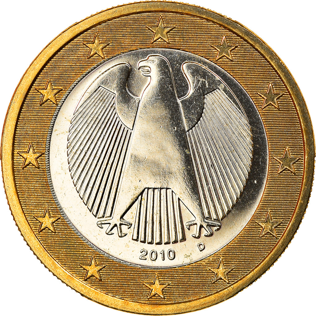 GERMANIA - REPUBBLICA FEDERALE, Euro, 2010, Munich, FDC, Bi-metallico, KM:257