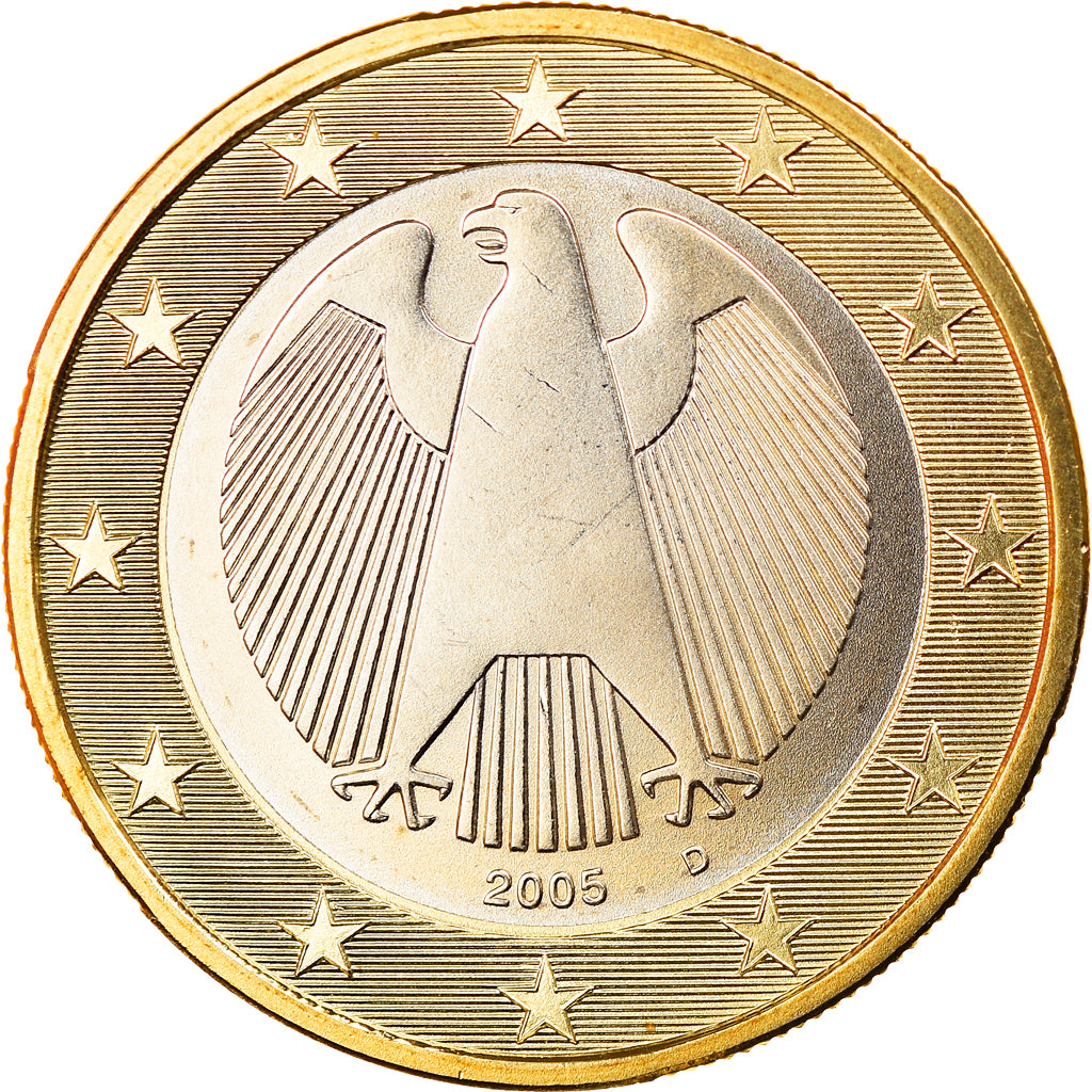 GERMANIA - REPUBBLICA FEDERALE, Euro, 2005, Munich, FDC, Bi-metallico, KM:213
