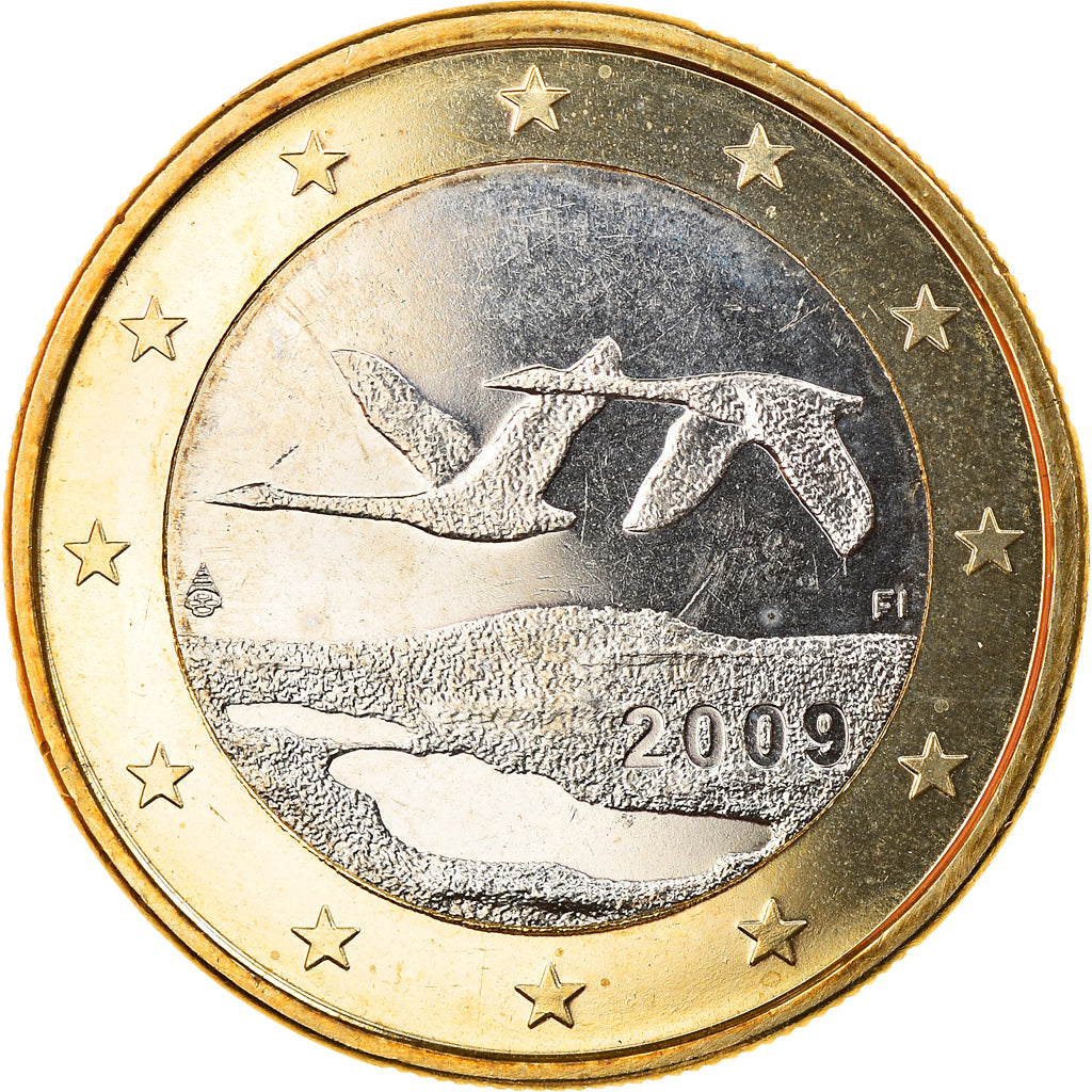 Finlandia, Euro, 2009, Vantaa, FDC, Bimetálico, KM:129