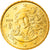 Włochy, 10 Euro Cent, 2002, Rome, MS(65-70), Mosiądz, KM:213