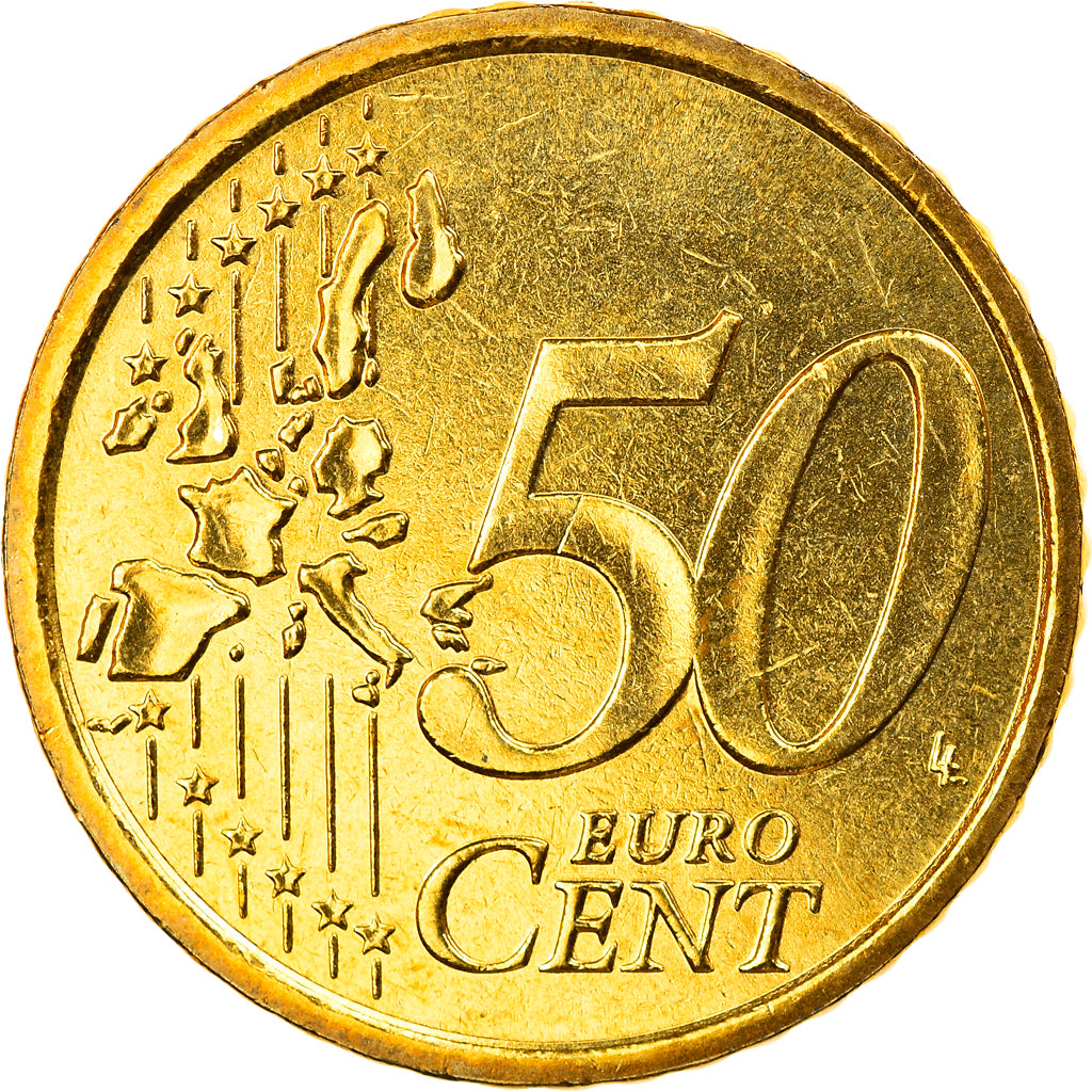 Italia, 50 Euro Cent, 2003, Rome, FDC, Ottone, KM:215
