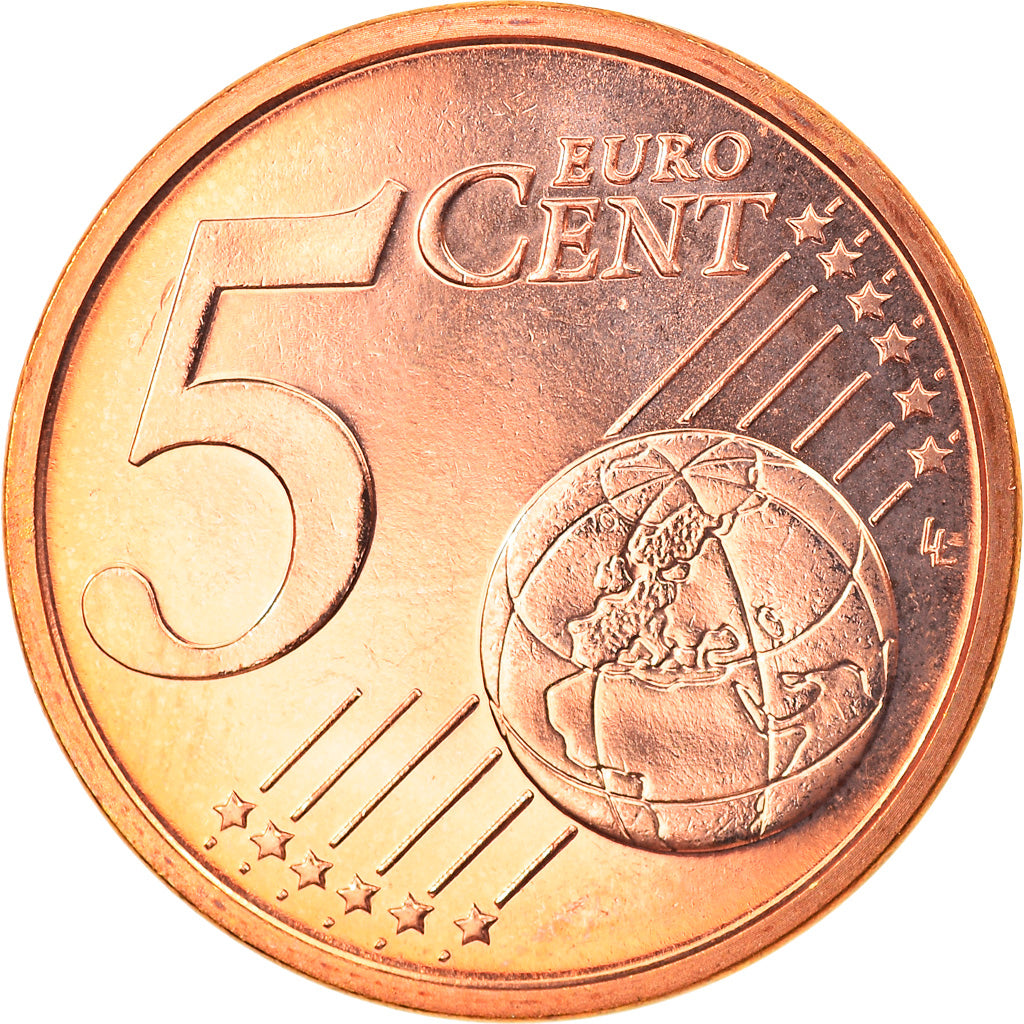Italie, 5 Euro Cent, 2007, Rome, FDC, Copper Plated Steel, KM:212