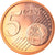 Włochy, 5 Euro Cent, 2007, Rome, MS(65-70), Miedź platerowana stalą, KM:212