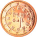 Portugal, 2 Euro Cent, 2004, Lisbon, MS(65-70), Copper Plated Steel, KM:741