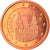 Spanien, 2 Euro Cent, 1999, Madrid, UNZ, Copper Plated Steel, KM:1041