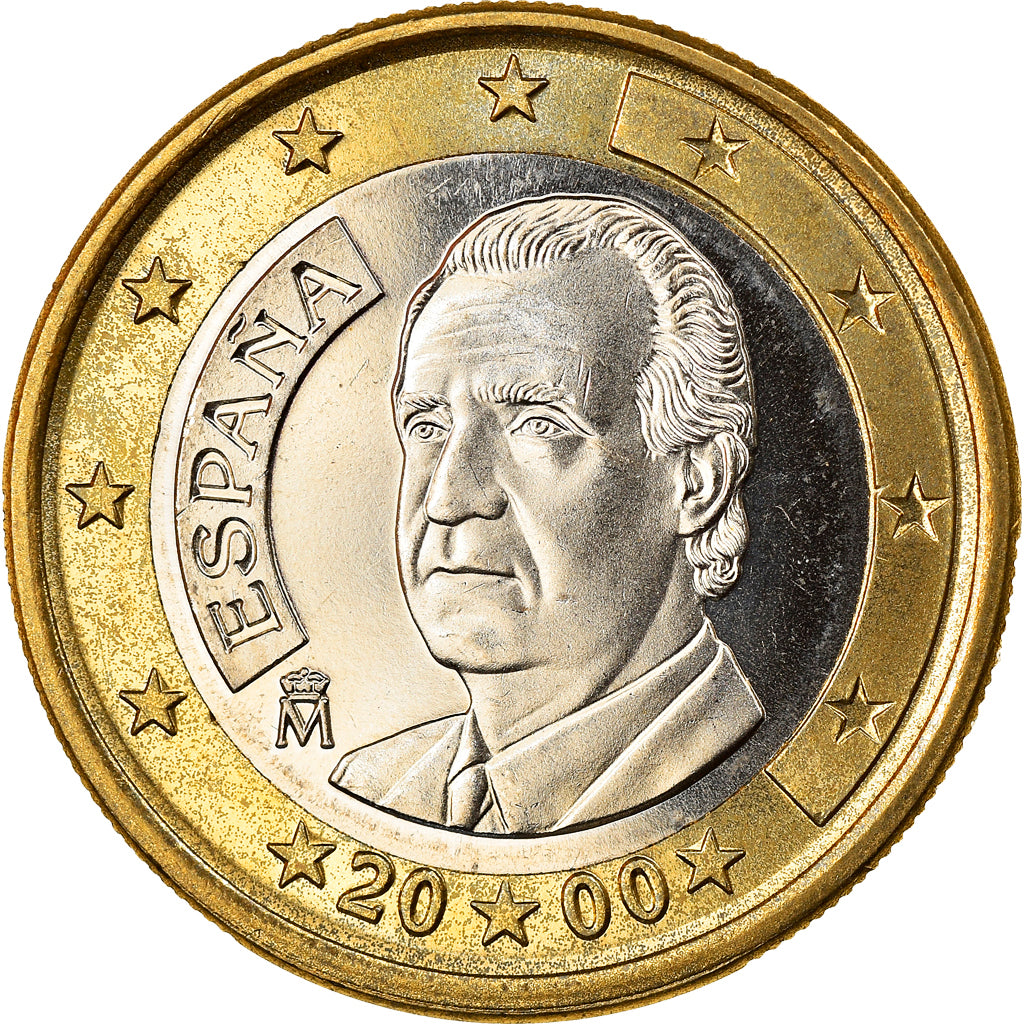Spanien, Euro, 2000, Madrid, STGL, Bi-Metallic, KM:1046