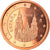 Spagna, 2 Euro Cent, 2006, Madrid, FDC, Acciaio placcato rame, KM:1041