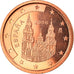 España, 2 Euro Cent, 2006, Madrid, FDC, Cobre chapado en acero, KM:1041