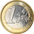 Spain, Euro, 2009, Madrid, MS(65-70), Bi-Metallic, KM:1073