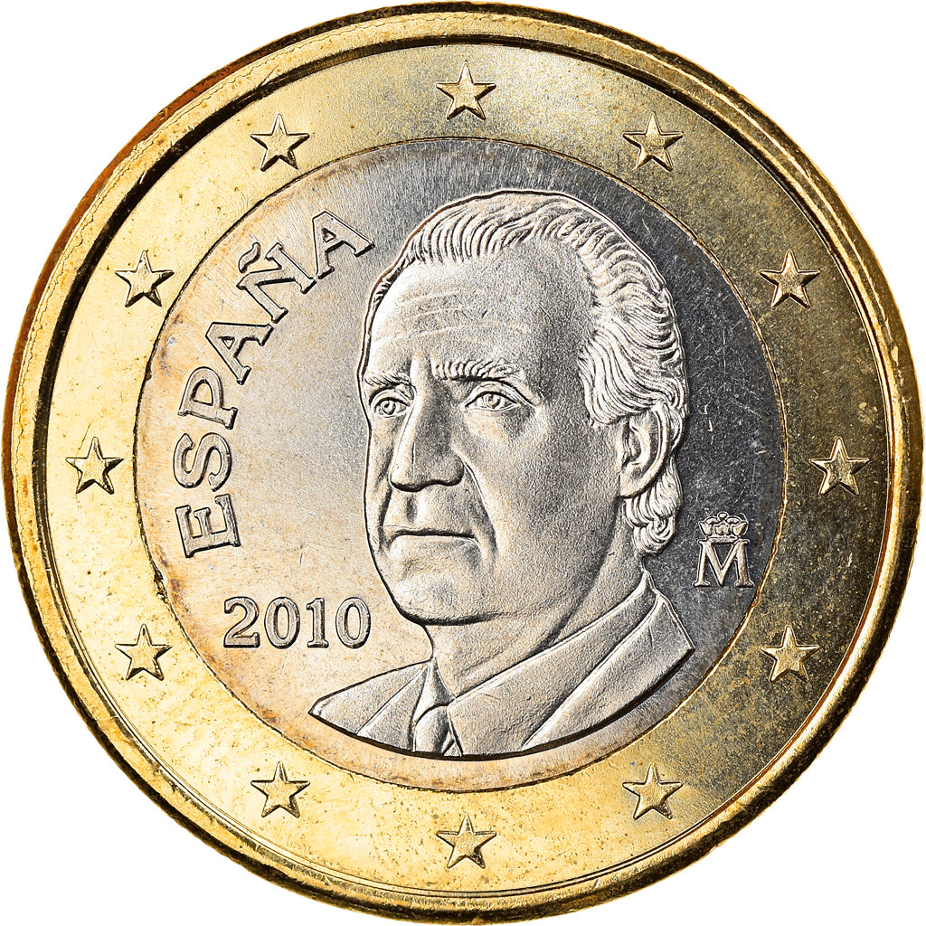Spanien, Euro, 2010, Madrid, STGL, Bi-Metallic, KM:1150