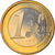 Holandia, Euro, 2001, Utrecht, MS(65-70), Bimetaliczny, KM:240