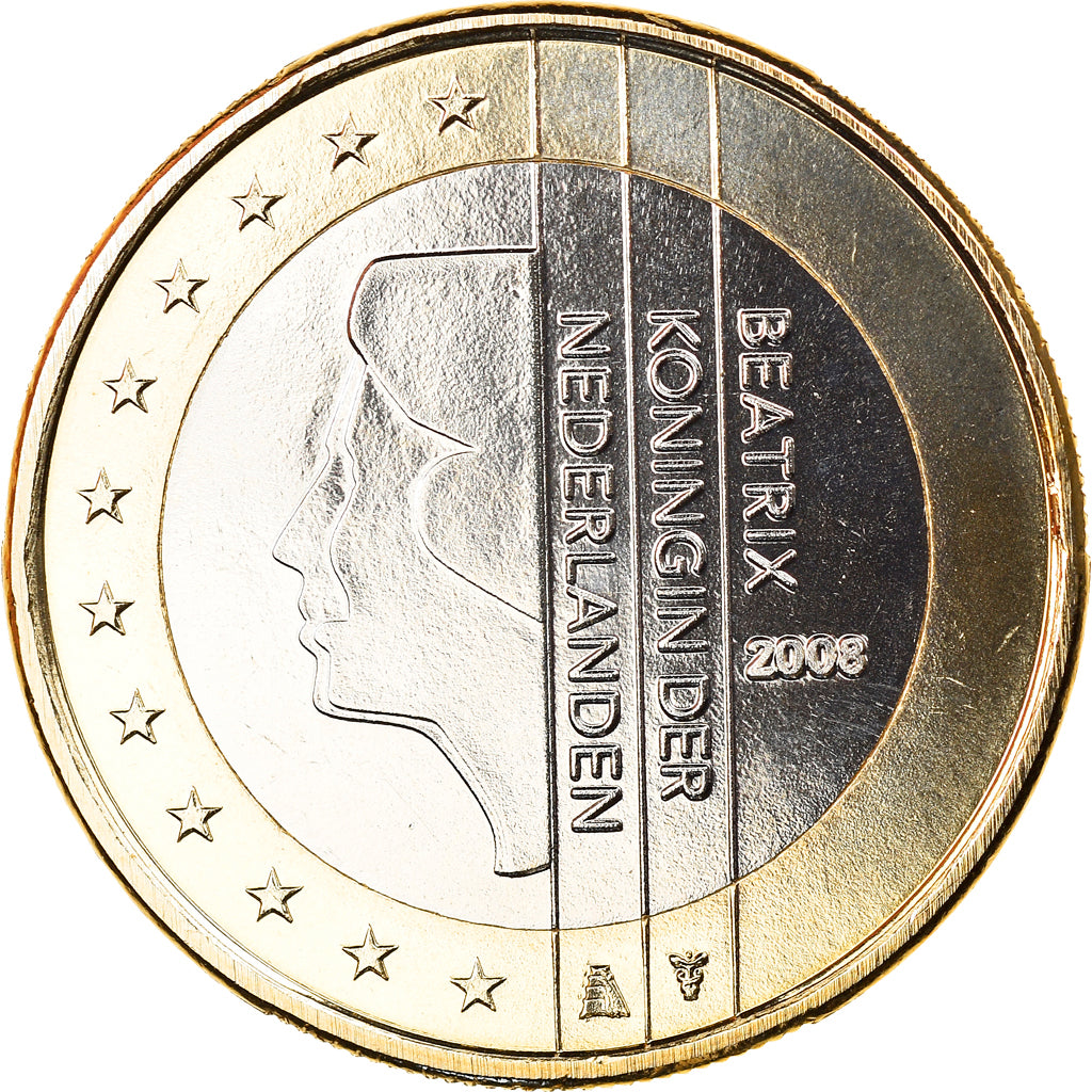 Paesi Bassi, Euro, 2008, Utrecht, FDC, Bi-metallico, KM:271