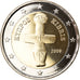 Cypr, 2 Euro, 2009, MS(65-70), Bimetaliczny, KM:85