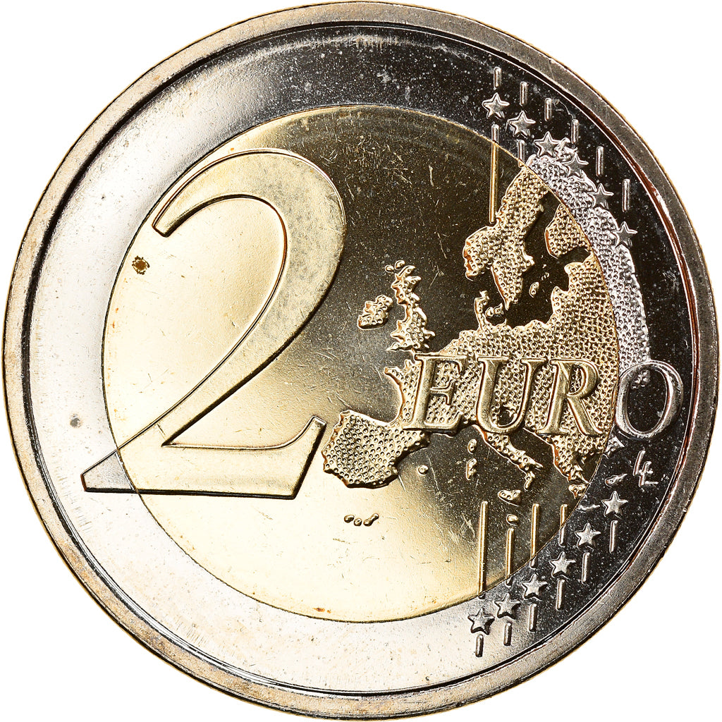 Cypr, 2 Euro, 2009, MS(65-70), Bimetaliczny, KM:85