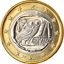 Greece, Euro, 2002, Athens, MS(65-70), Bi-Metallic, KM:187