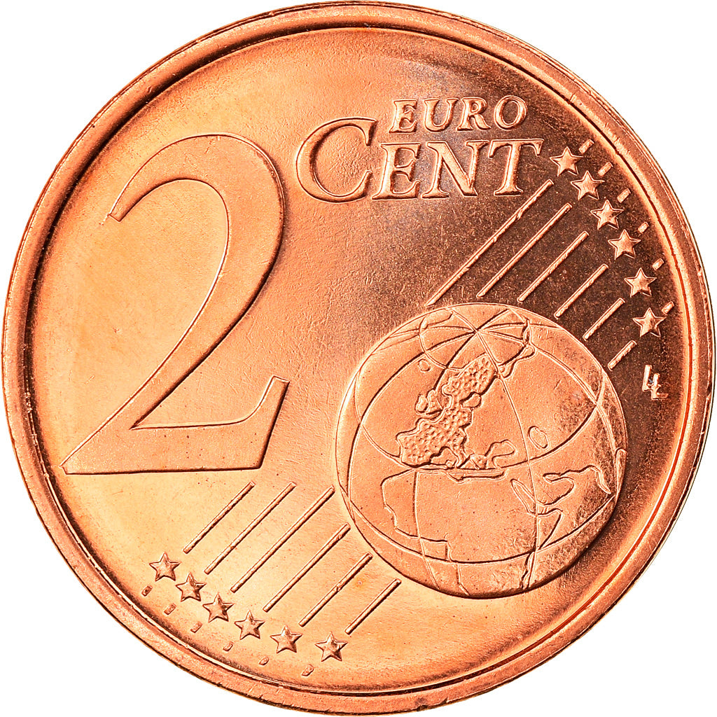 Finlandia, 2 Euro Cent, 2001, Vantaa, FDC, Acciaio placcato rame, KM:99