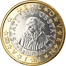 Slovenia, Euro, 2007, MS(65-70), Bi-Metallic, KM:74