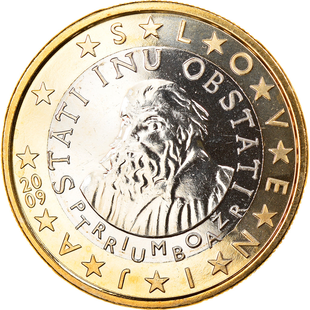 Slovenia, Euro, 2009, FDC, Bi-metallico, KM:74