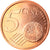 Francia, 5 Euro Cent, 2005, Paris, FDC, Cobre chapado en acero, KM:1284