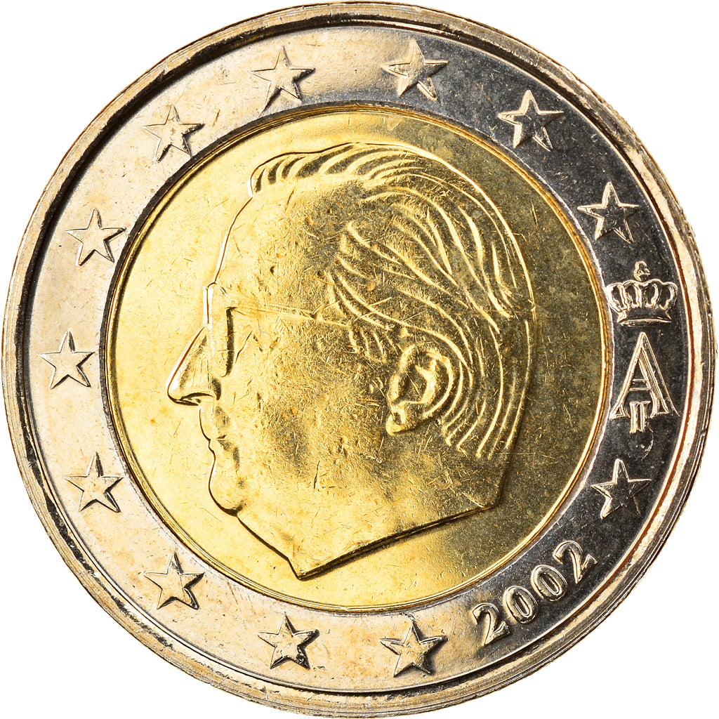 Belgien, 2 Euro, 2002, Brussels, STGL, Bi-Metallic, KM:231