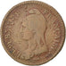Moneta, Francia, Dupré, Decime, 1797, Paris, MB+, Bronzo, KM:645.1, Gadoury:185