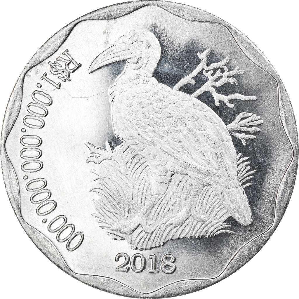 Coin, CABINDA, 1 billion de reais, 2018, MS(63), Aluminum
