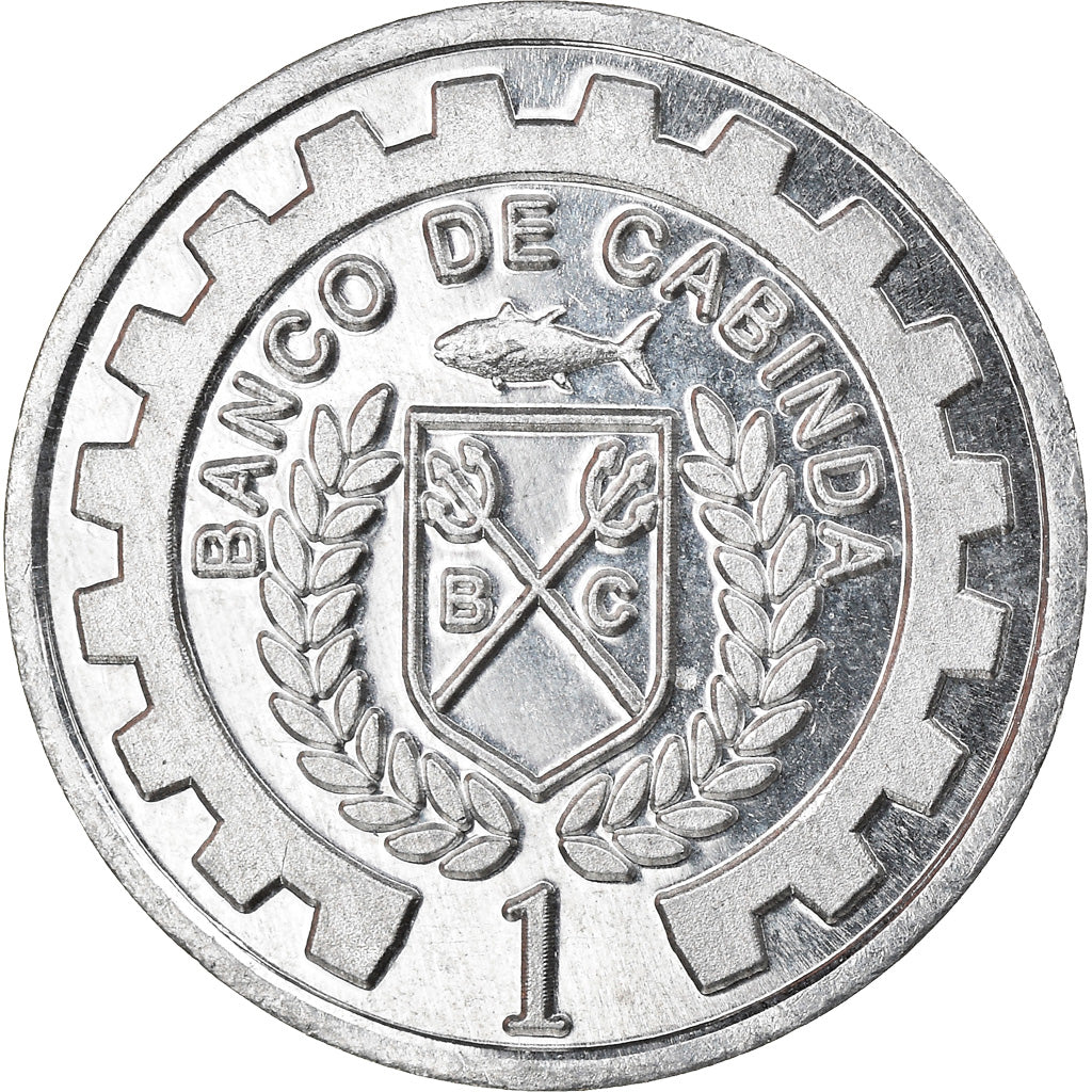 Moeda, CABINDA, Centimo, 2019, MS(63), Alumínio