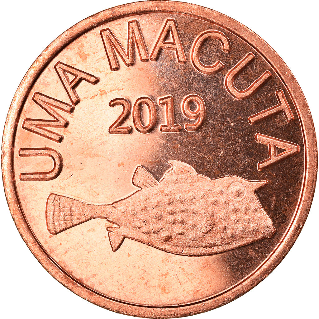 Coin, CABINDA, Macuta, 2019, MS(63), Copper