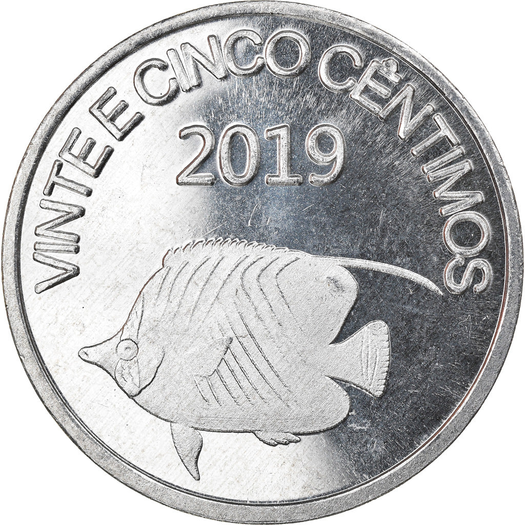 Münze, CABINDA, 25 Centimos, 2019, UNZ, Aluminium