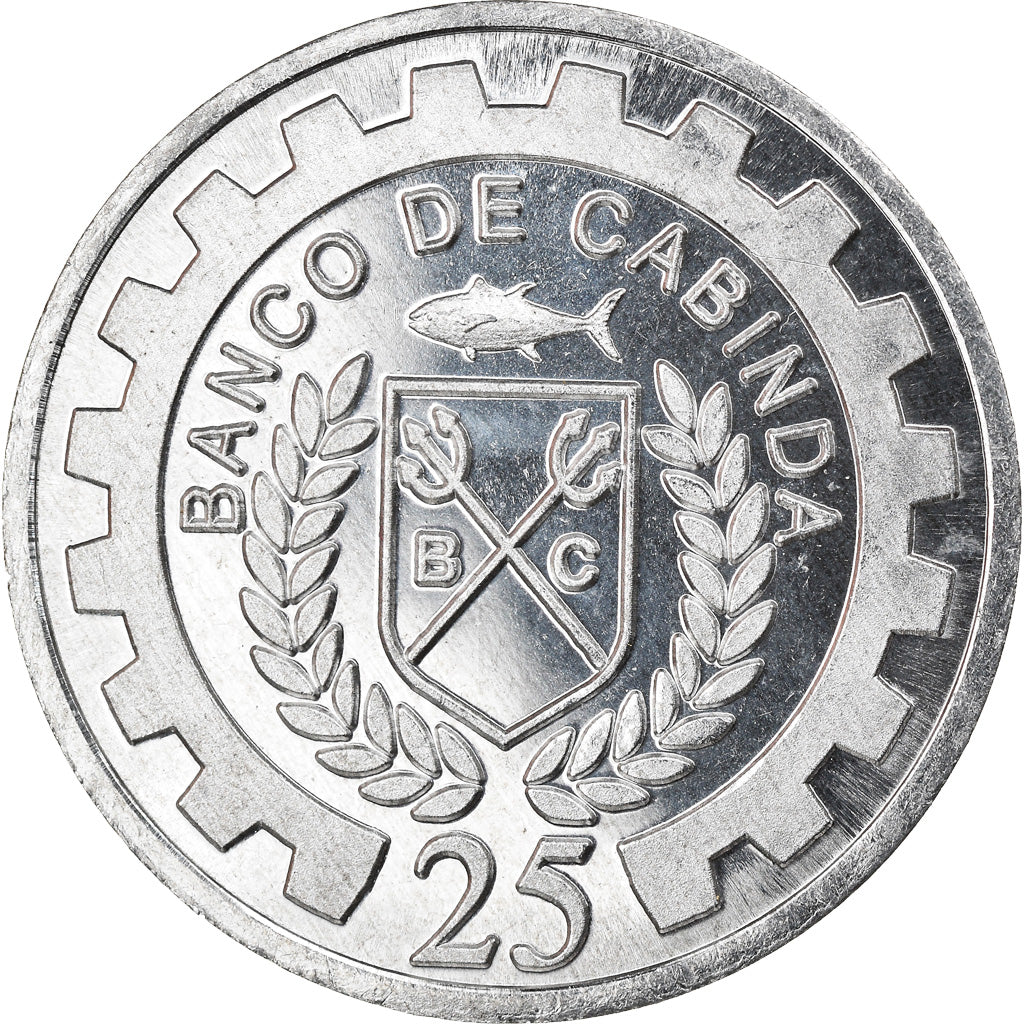 Münze, CABINDA, 25 Centimos, 2019, UNZ, Aluminium