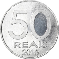 Coin, CABINDA, 50 Reais, 2015, MS(63), Aluminum