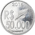 Coin, CABINDA, 50.000 reais, 2016, MS(63), Aluminum