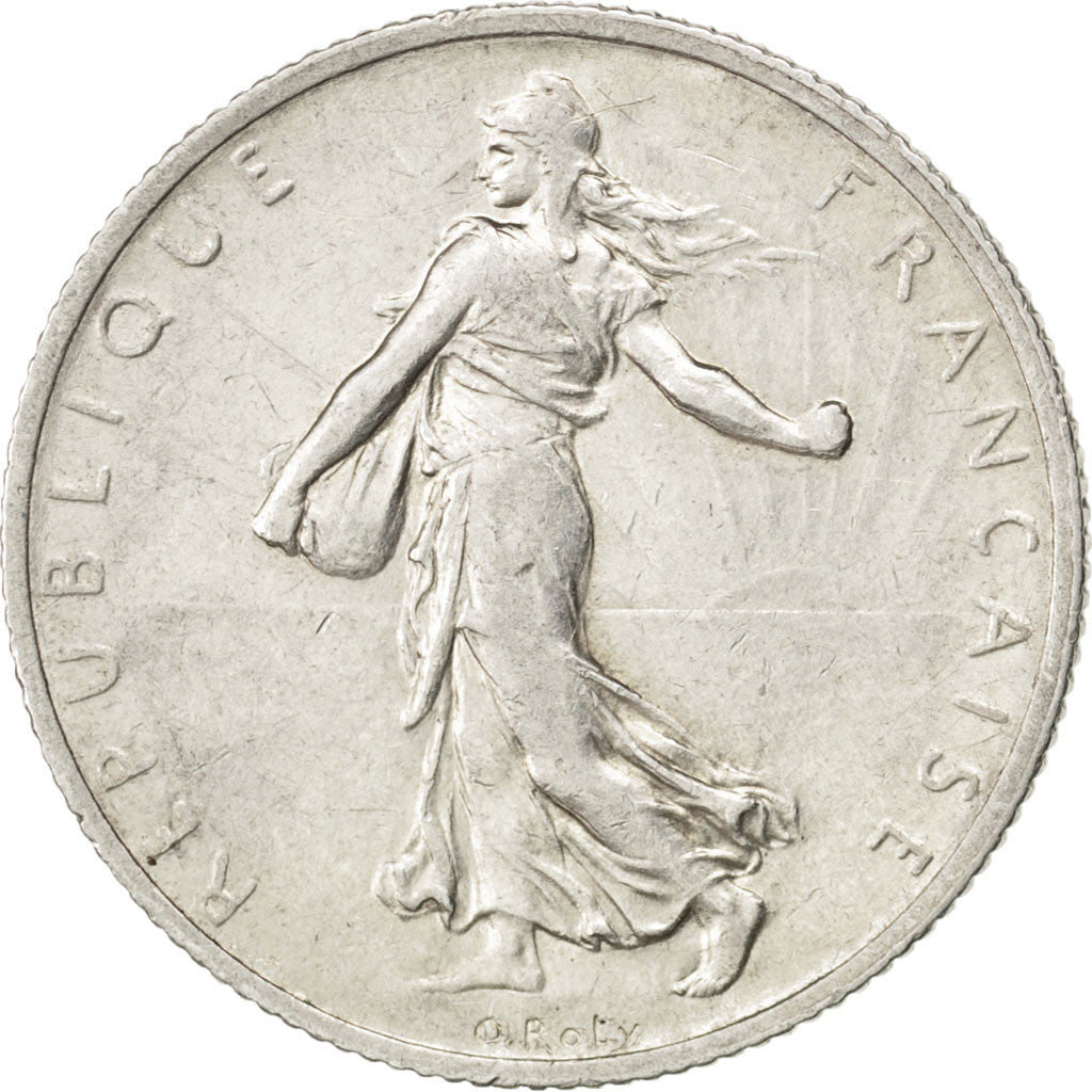 Moneta, Francia, Semeuse, 2 Francs, 1904, BB+, Argento, KM:845.1, Gadoury:532