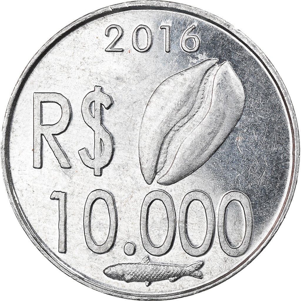 Münze, CABINDA, 10.000 reais, 2016, UNZ, Aluminium