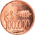 Moneda, CABINDA, 100.000 reais, 2016, SC, Cobre