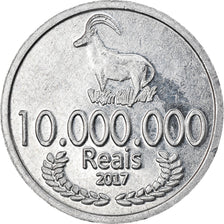 Coin, CABINDA, 10 millions de reais, 2017, MS(63), Aluminum