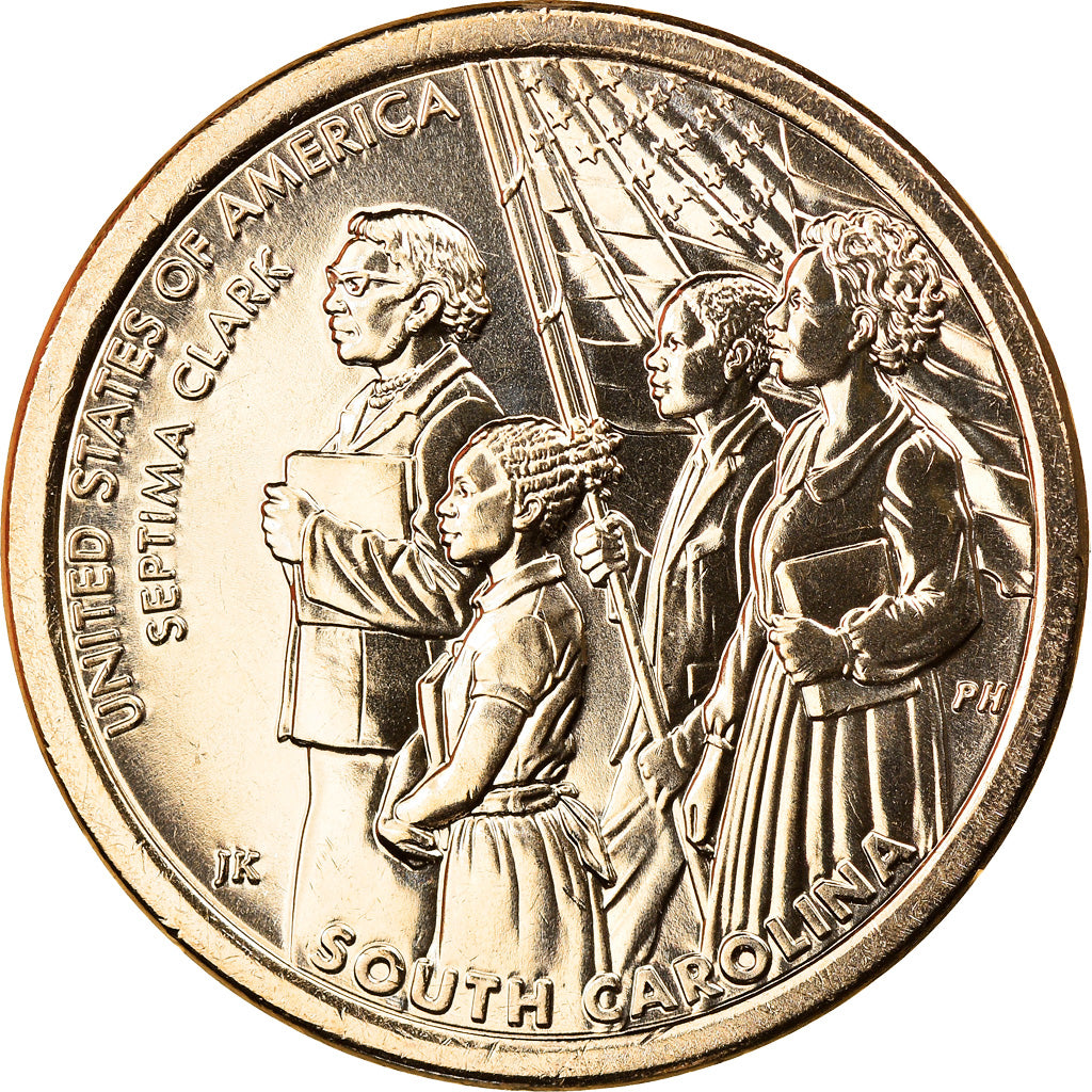 Coin, United States, Septima Clark Innovation, Dollar, 2020, Philadelphia