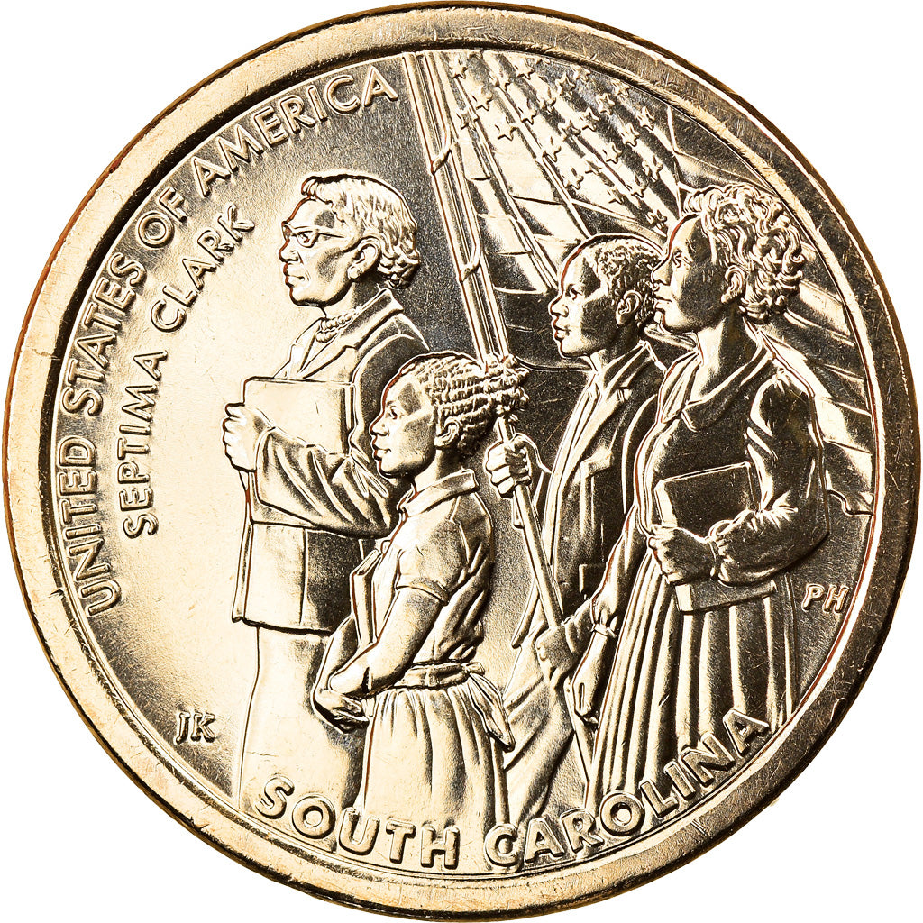 Coin, United States, Septima Clark Innovation, Dollar, 2020, Philadelphia