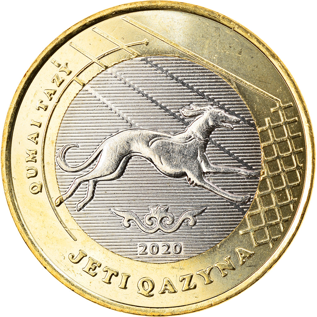 Coin, Kazakhstan, QUMAI TAZY, 100 Tenge, 2020, MS(63), Bi-Metallic