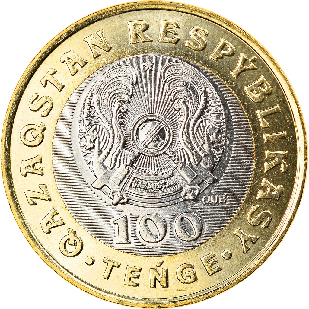 Coin, Kazakhstan, QUMAI TAZY, 100 Tenge, 2020, MS(63), Bi-Metallic