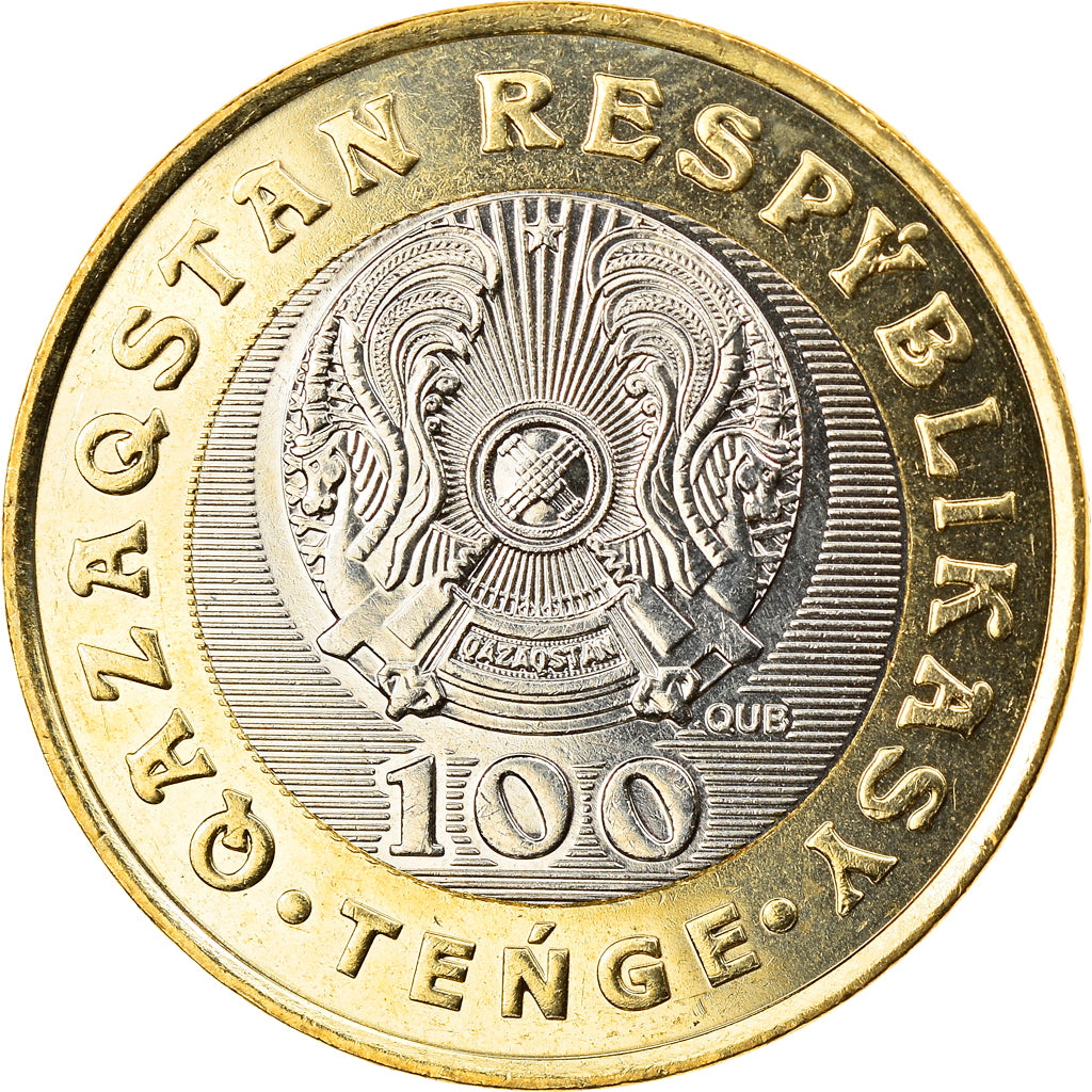 Münze, Kasachstan, SULY AIEL, 100 Tenge, 2020, UNZ, Bi-Metallic