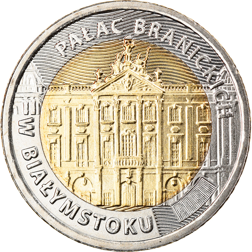 Coin, Poland, Byalistok, 5 Zlotych, 2020, MS(63), Bi-Metallic