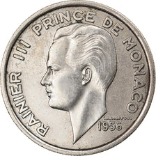 Coin, Monaco, Rainier III, 100 Francs, Cent, 1956, EF(40-45), Copper-nickel