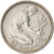 Moneda, ALEMANIA - REPÚBLICA FEDERAL, 50 Pfennig, 1968, Karlsruhe, MBC, Cobre -