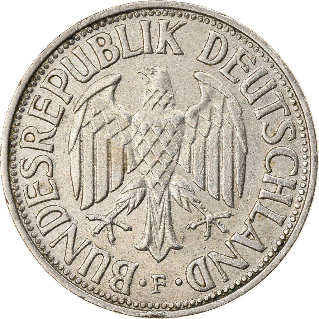 Moneta, GERMANIA - REPUBBLICA FEDERALE, Mark, 1968, Stuttgart, BB, Rame-nichel