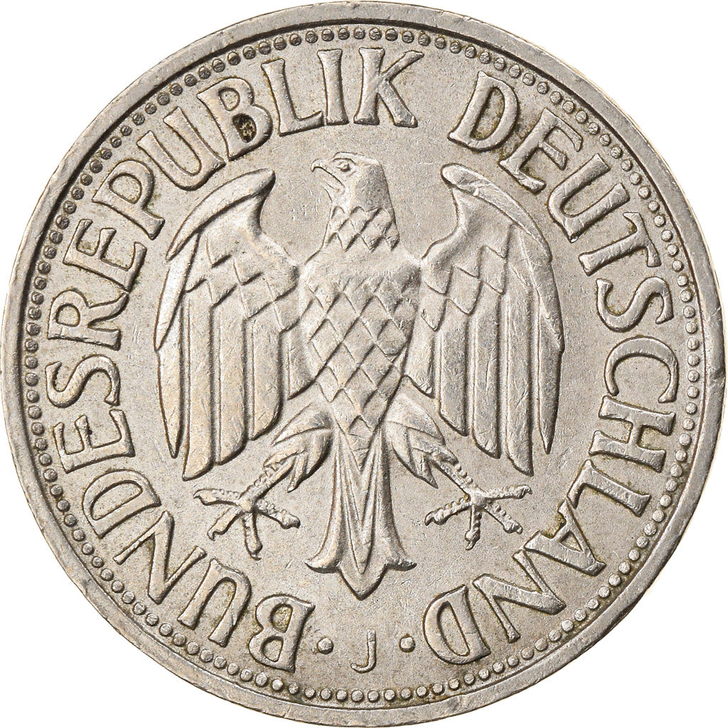 Moneta, GERMANIA - REPUBBLICA FEDERALE, Mark, 1967, Hambourg, BB, Rame-nichel